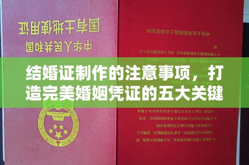 古丈结婚证制作的注意事项，打造完美婚姻凭证的五大关键点