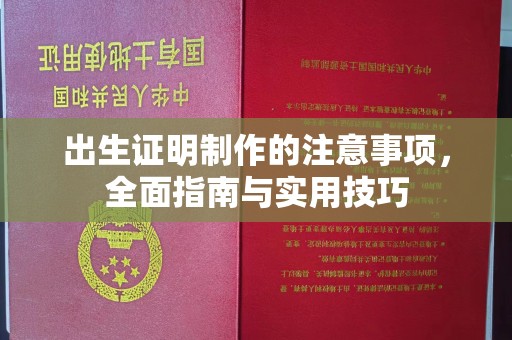 古丈出生证明制作的注意事项，全面指南与实用技巧