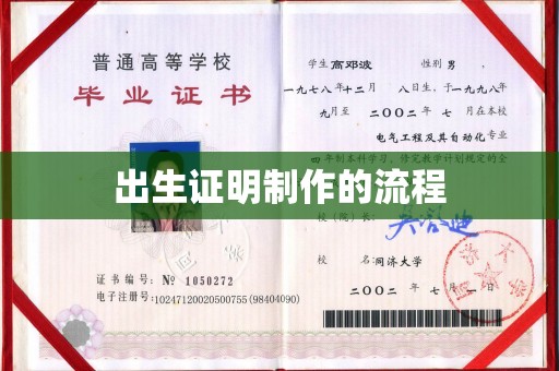 古丈出生证明制作的流程